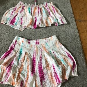 Two piece tie dye set